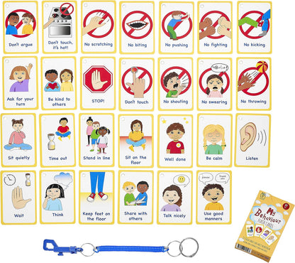 Behavior Cue Cards (27) – Speech-Delay & SEN Support