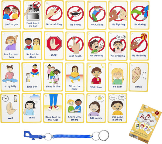 Behavior Cue Cards (27) – Speech-Delay & SEN Support