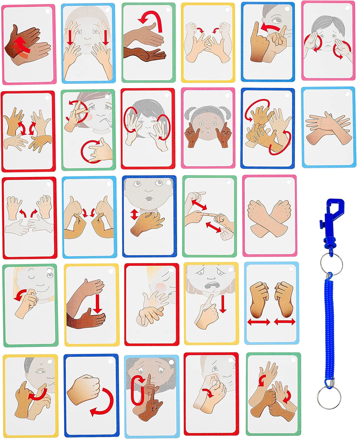 ASL Emotion Cards (250) – Non-Verbal Support