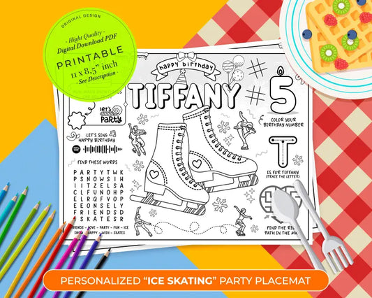 Feuille d’Activité Patinoire – Fête sur Glace